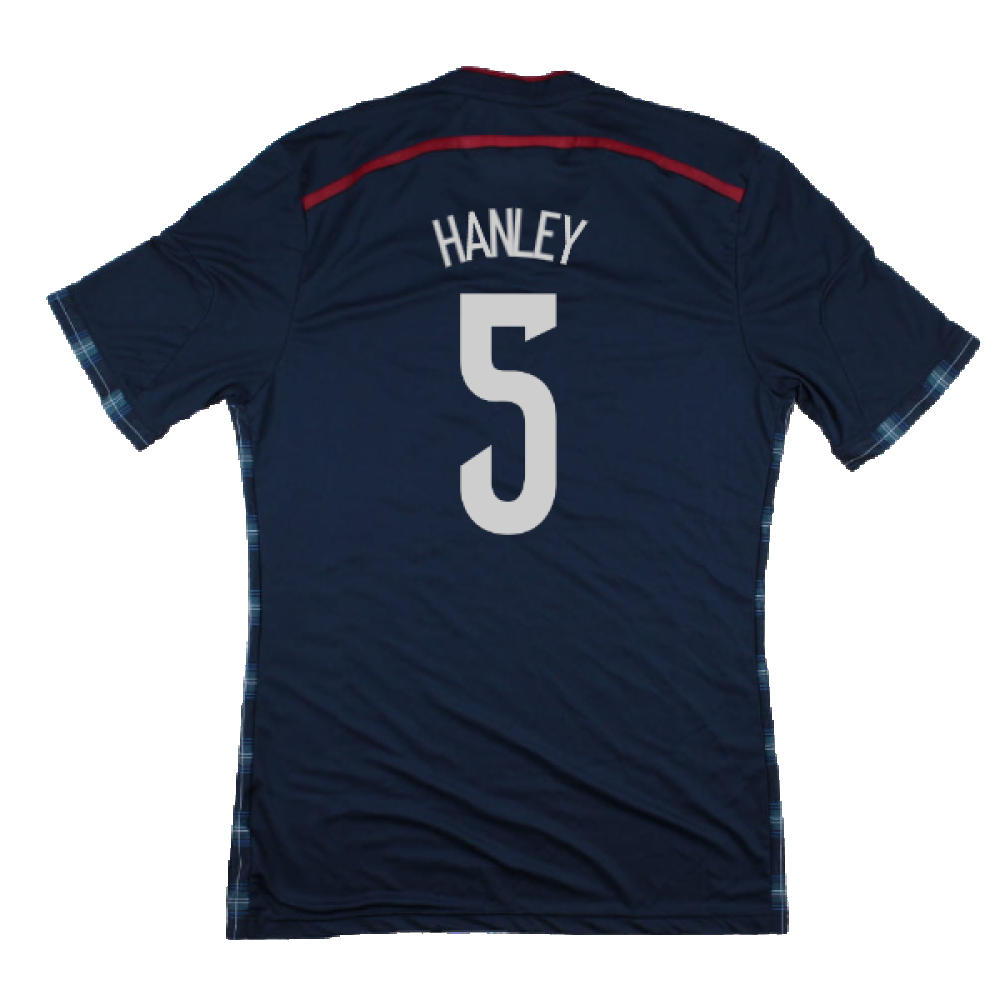 Scotland 2014-15 Player Issue Home Shirt (M) (Excellent) (Hanley 5)_1