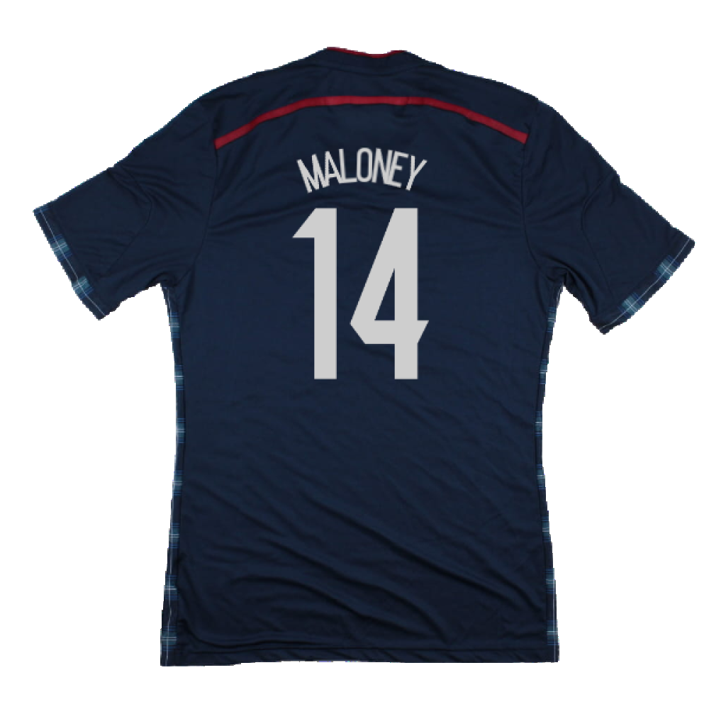 Scotland 2014-15 Player Issue Home Shirt (M) (Excellent) (Maloney 14)_1