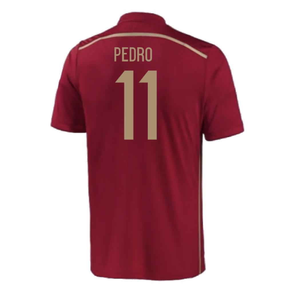 Spain 2015-16 Home Shirt (Excellent) (Pedro 11)_1