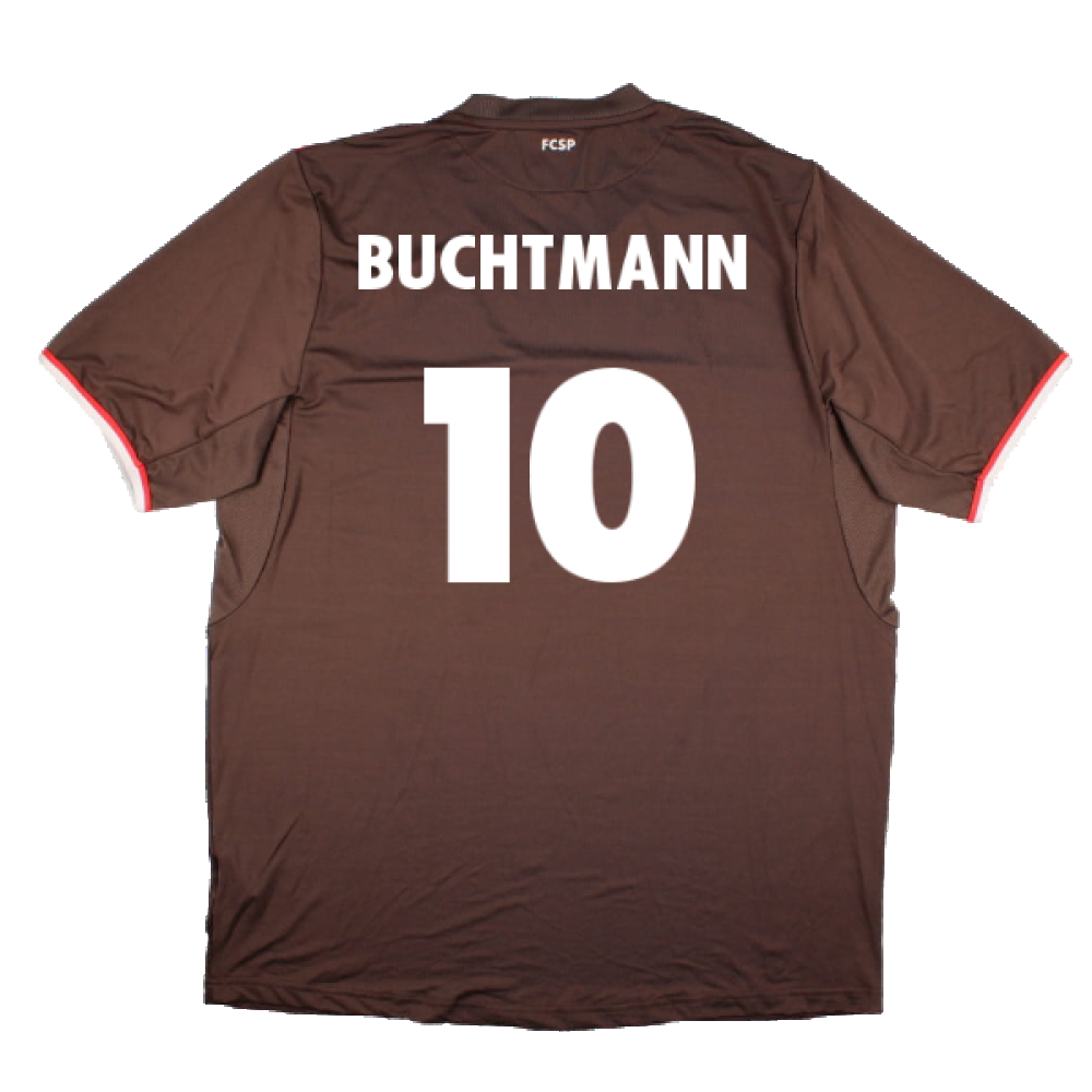 St. Pauli 2013-14 Home Shirt (Sponsorless) (XXL) (Mint) (Buchtmann 10)_1