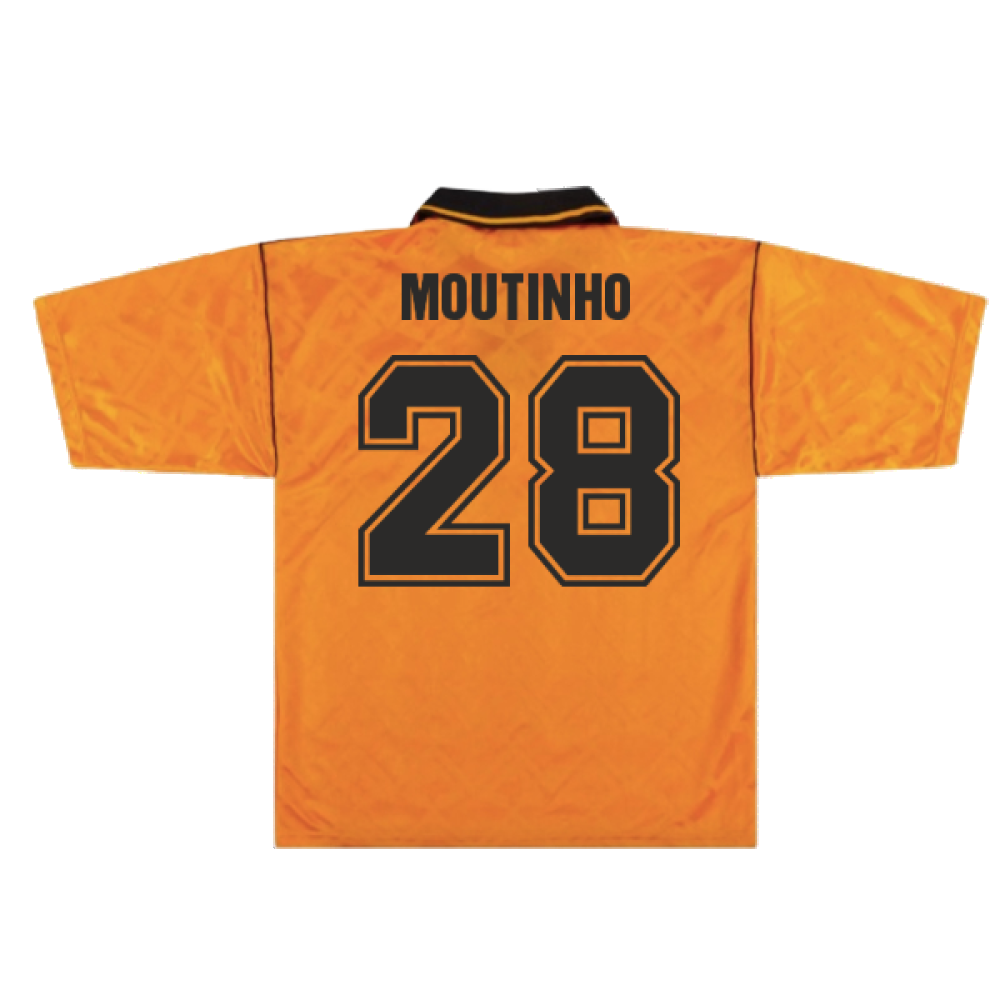 Wolves 1990-92 Home Shirt (L) (Very Good) (Moutinho 28)_1