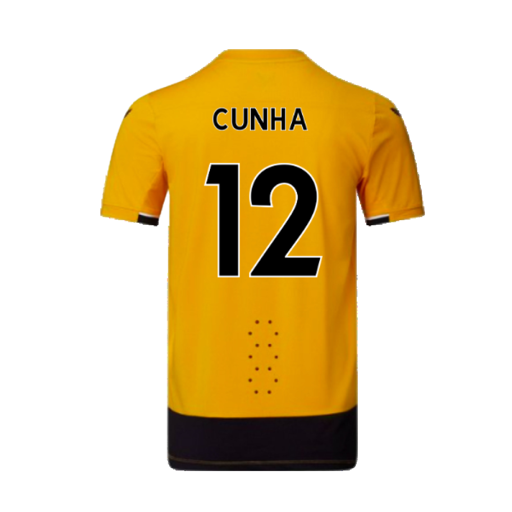 Wolves 2022-23 Pro Home Shirt (Sponsorless) (XXL) (Mint) (Cunha 12)_1