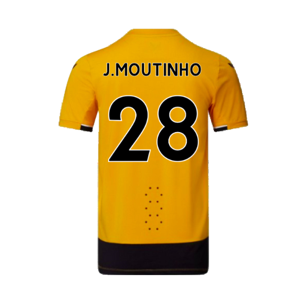 Wolves 2022-23 Pro Home Shirt (Sponsorless) (XXL) (Mint) (J.MOUTINHO 28)_1