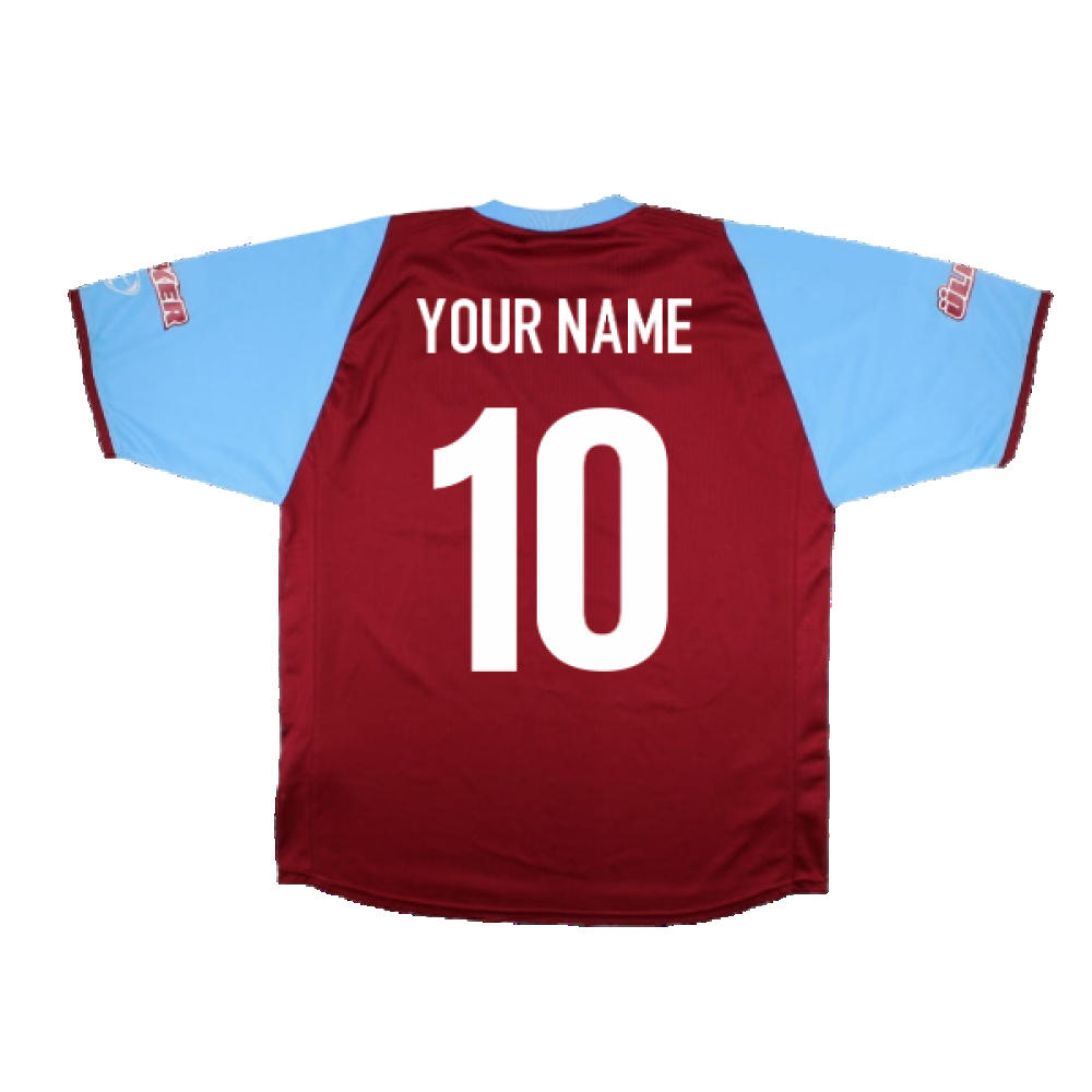 Trabzonspor 2008-09 Home Shirt ((Excellent) XL) (Your Name)_2