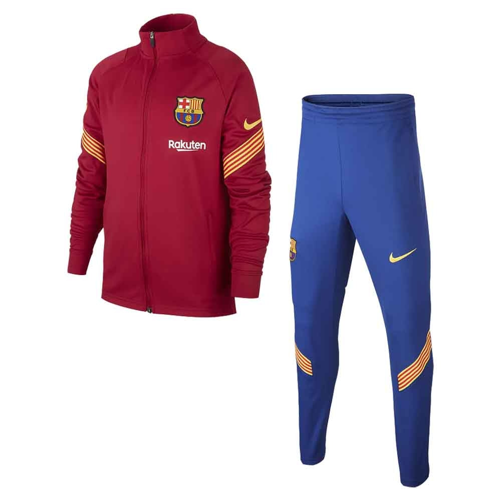 2020-2021 Barcelona Dry Squad Tracksuit (Noble Red) - Kids_0