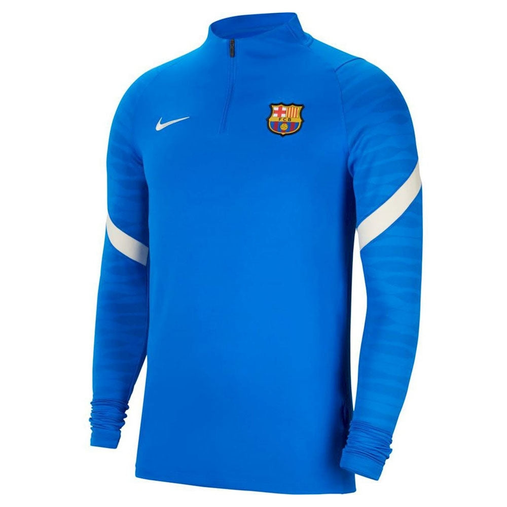 2021-2022 Barcelona Drill Top (Blue)_0