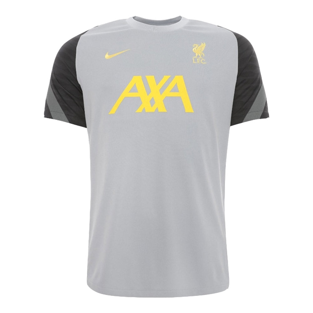 Liverpool 2021-2022 CL Training Shirt (Wolf Grey)_0