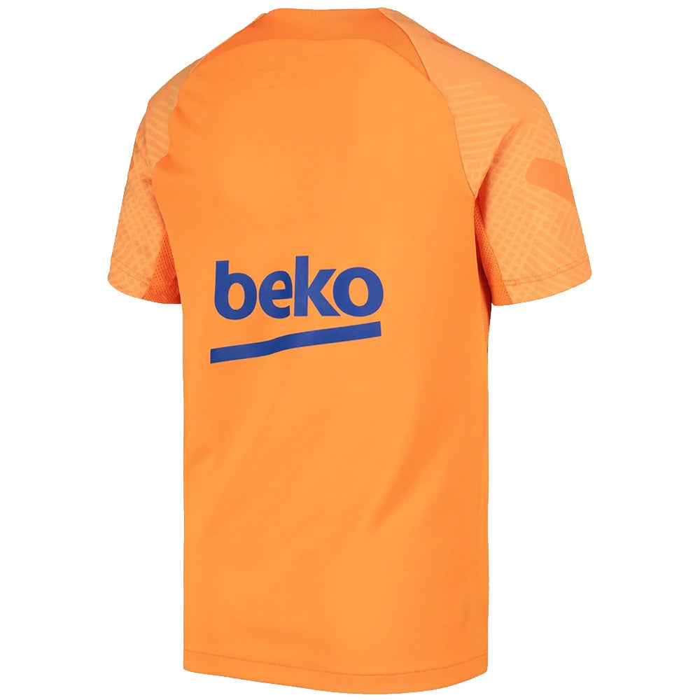 2021-2022 Barcelona Strike Training Shirt (Orange)_1