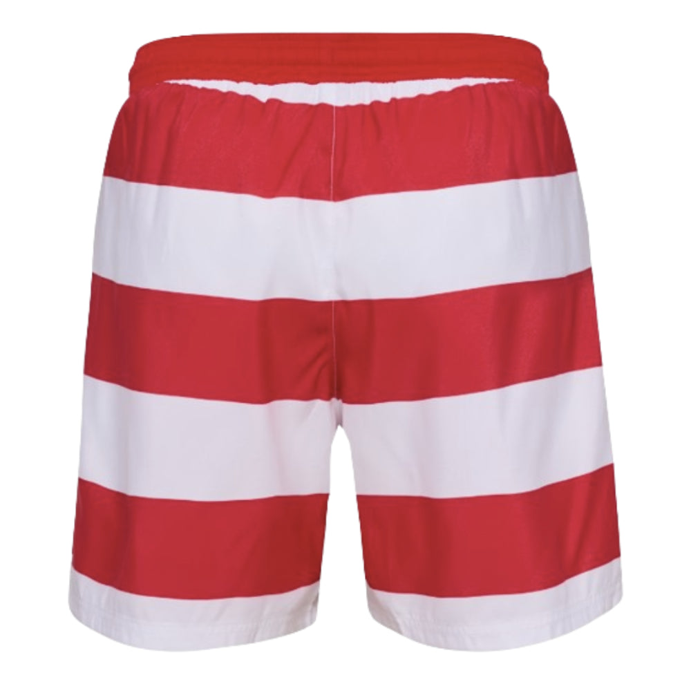 2024-2025 Denmark Pattern Swim Shorts (Red)_1