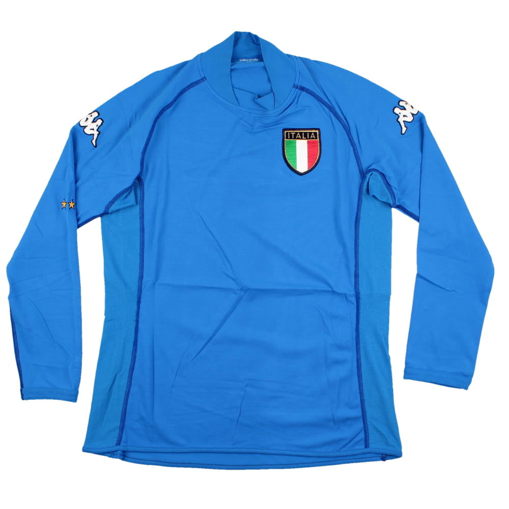 Italy 2002-2003 Home Long Sleeve Shirt (M) (Good) (PIRLO 21)_2