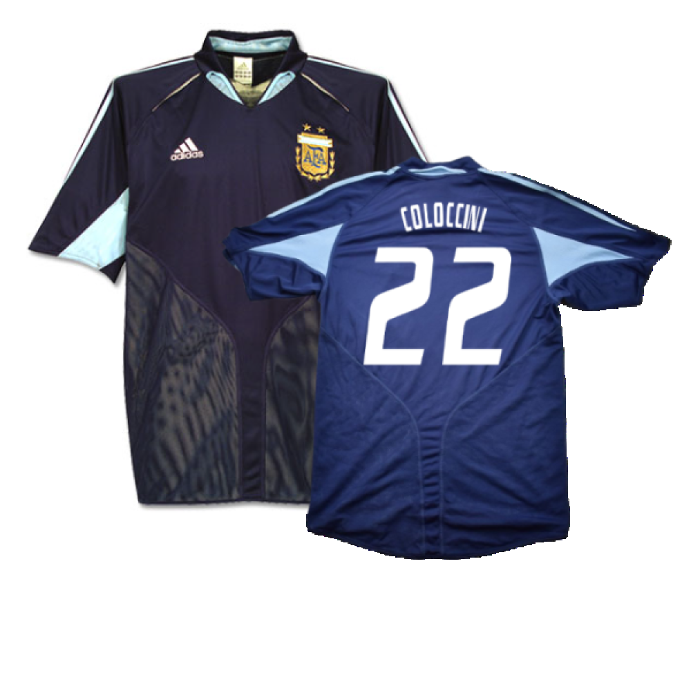 2004-05 Argentina Away Shirt (L) (Excellent) (Coloccini 22)_0