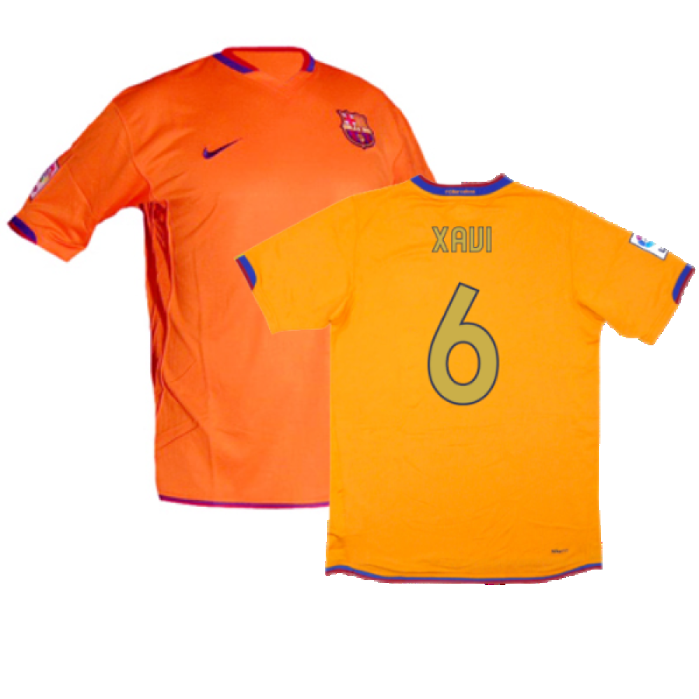 Barcelona 2006-07 Away Shirt (S) (Excellent) (Xavi 6)_0