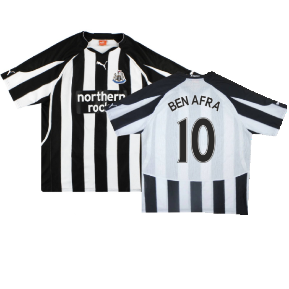 2010-2011 Newcastle Home Shirt (M) (Excellent) (Ben Afra 10)_0