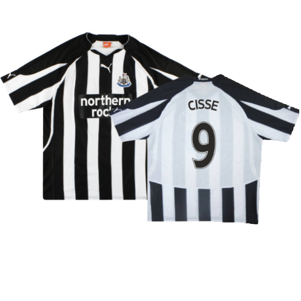 2010-2011 Newcastle Home Shirt (M) (Excellent) (Cisse 9)_0