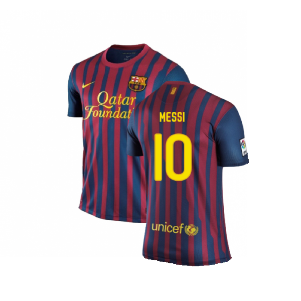 Barcelona 2011-2012 Home Shirt (S) (Excellent) (Messi 10)_0