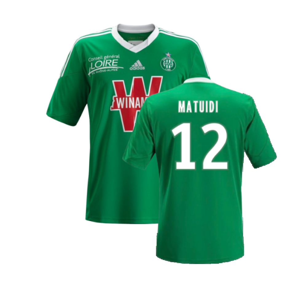 Saint Etienne 2013-14 Home Shirt (M) (Excellent) (MATUIDI 12)_0