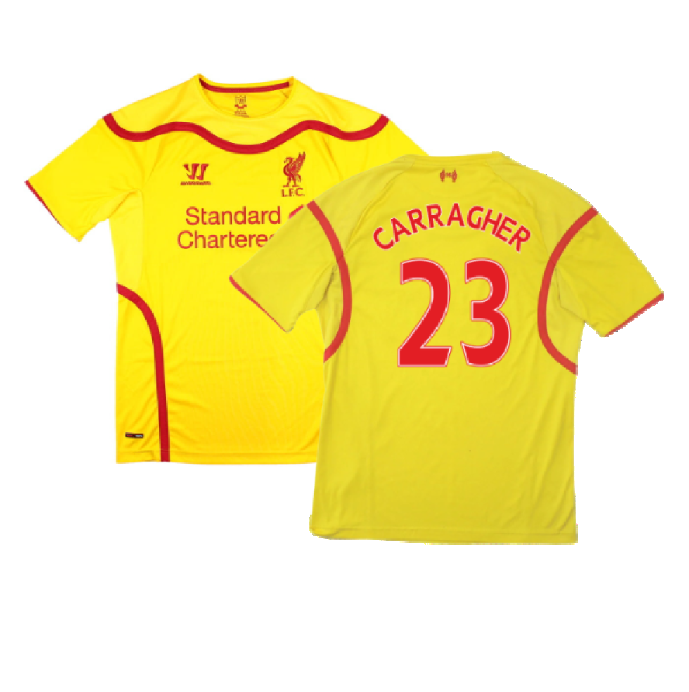 Liverpool 2014-15 Away Shirt (Excellent) (Carragher 23)_0