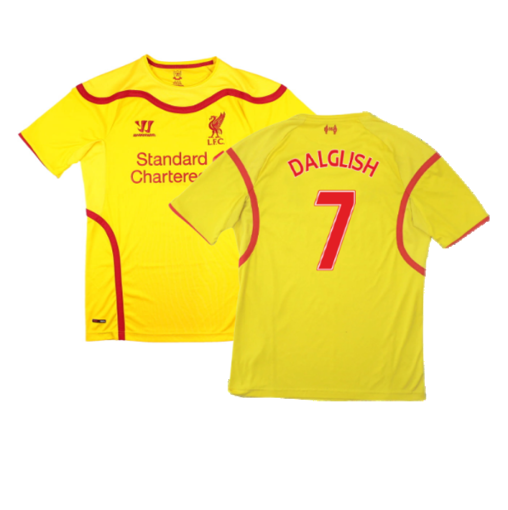 Liverpool 2014-15 Away Shirt (Excellent) (DALGLISH 7)_0