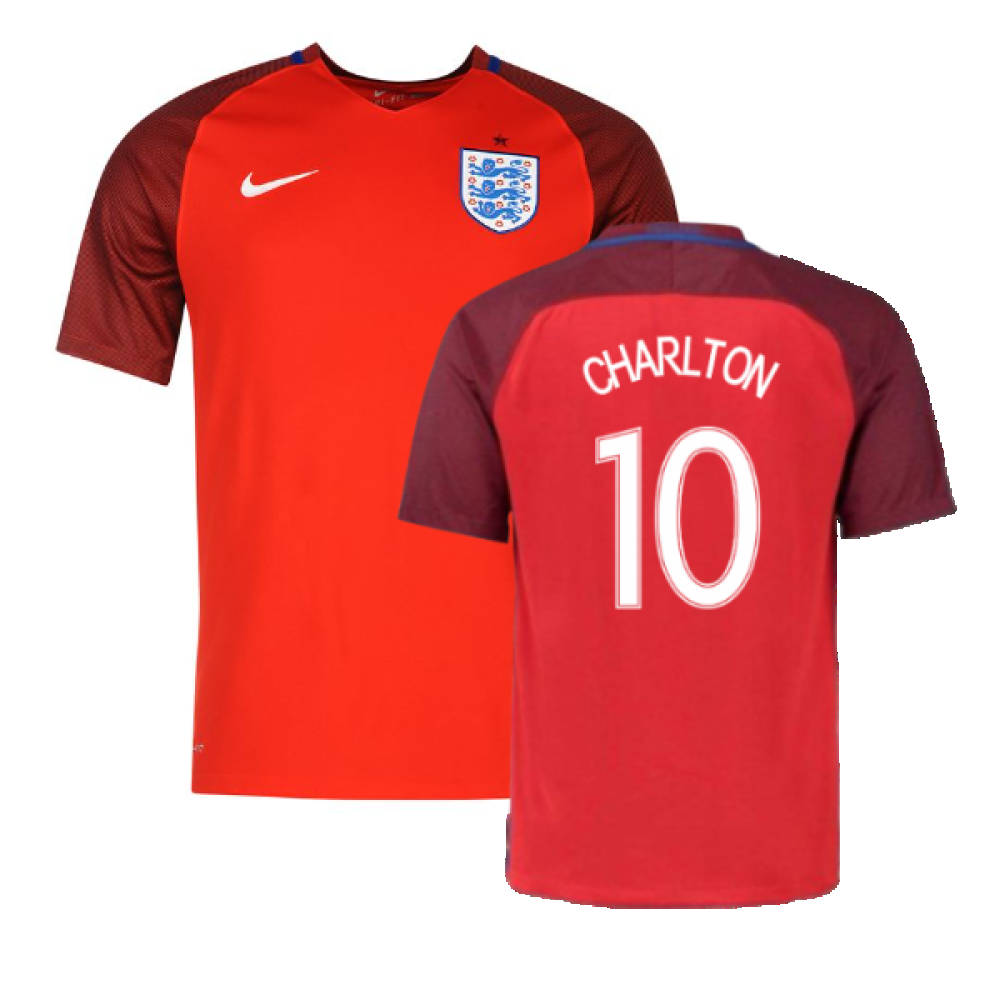 England 2016-17 Away Football Shirt (XL.Boys) (Excellent) (Charlton 10)_0