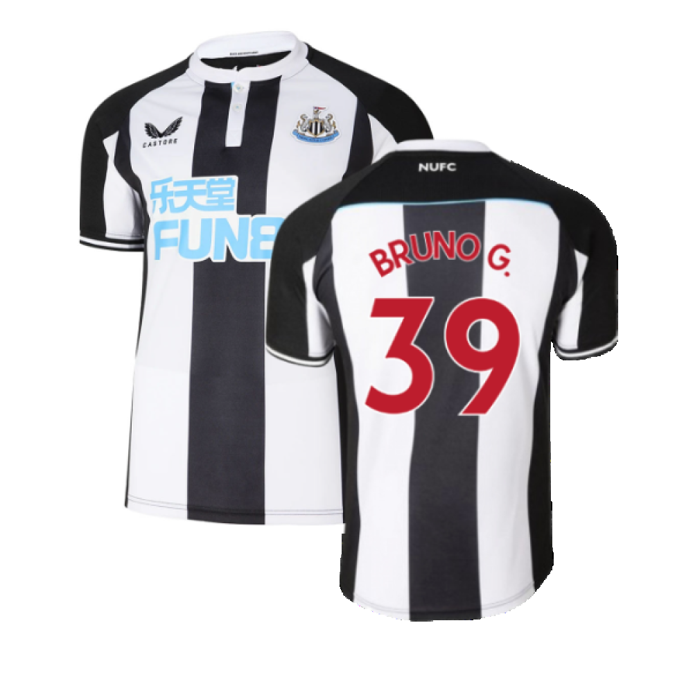 2021-2022 Newcastle United Home Shirt (M) (Mint) (BRUNO G. 39)_0