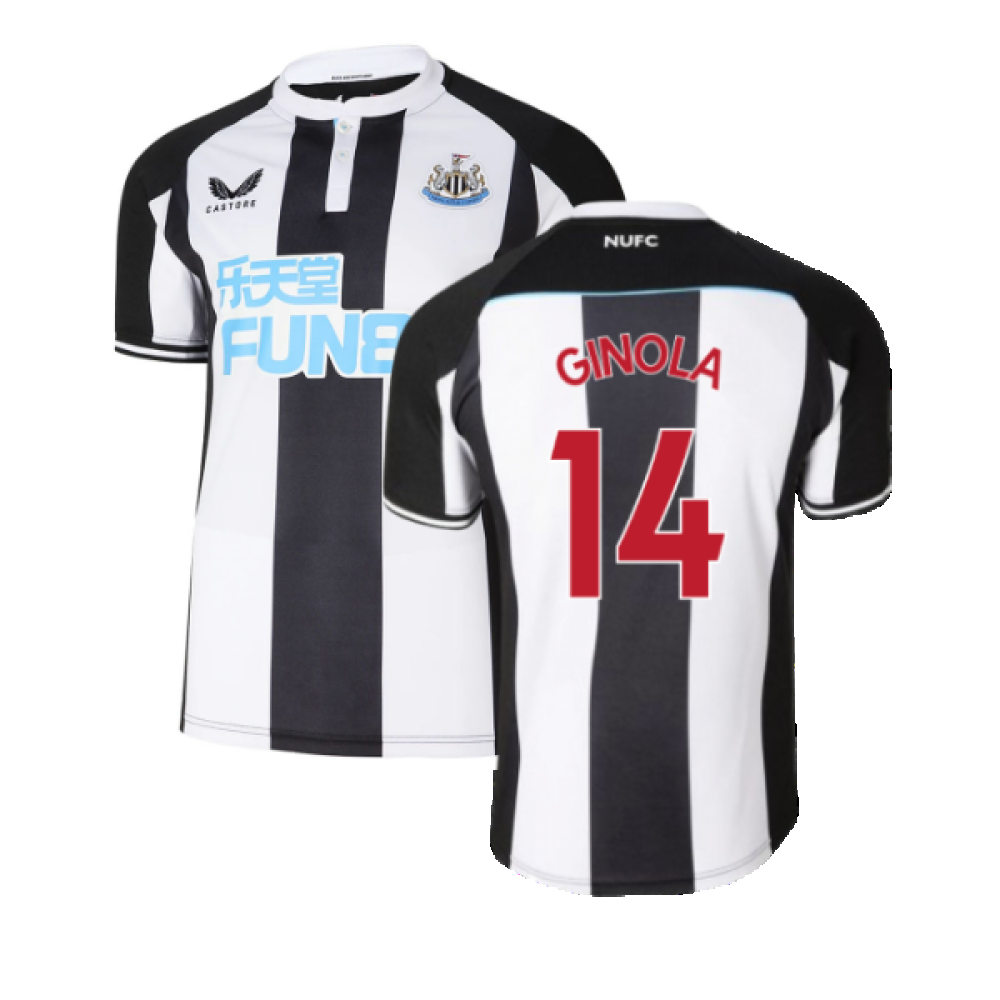 2021-2022 Newcastle United Home Shirt (XXL) (Very Good) (GINOLA 14)_0