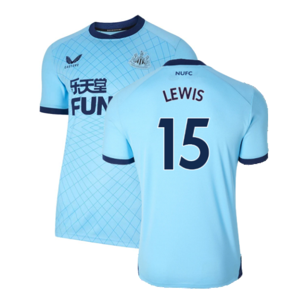 2021-2022 Newcastle United Third Shirt (XL) (Very Good) (LEWIS 15)_0