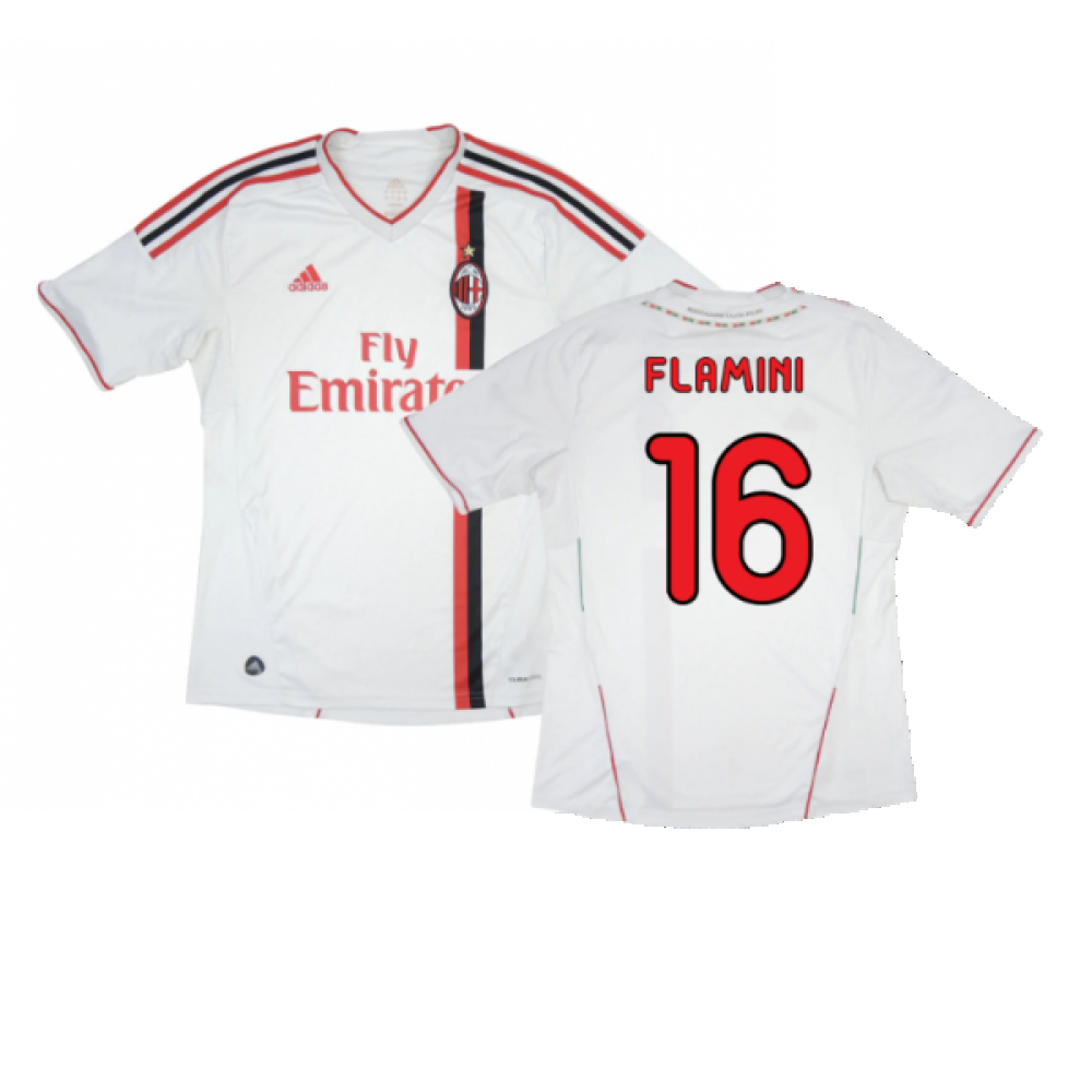 AC Milan 2011-12 Away Shirt (XXL) (Good) (Flamini 16)_0