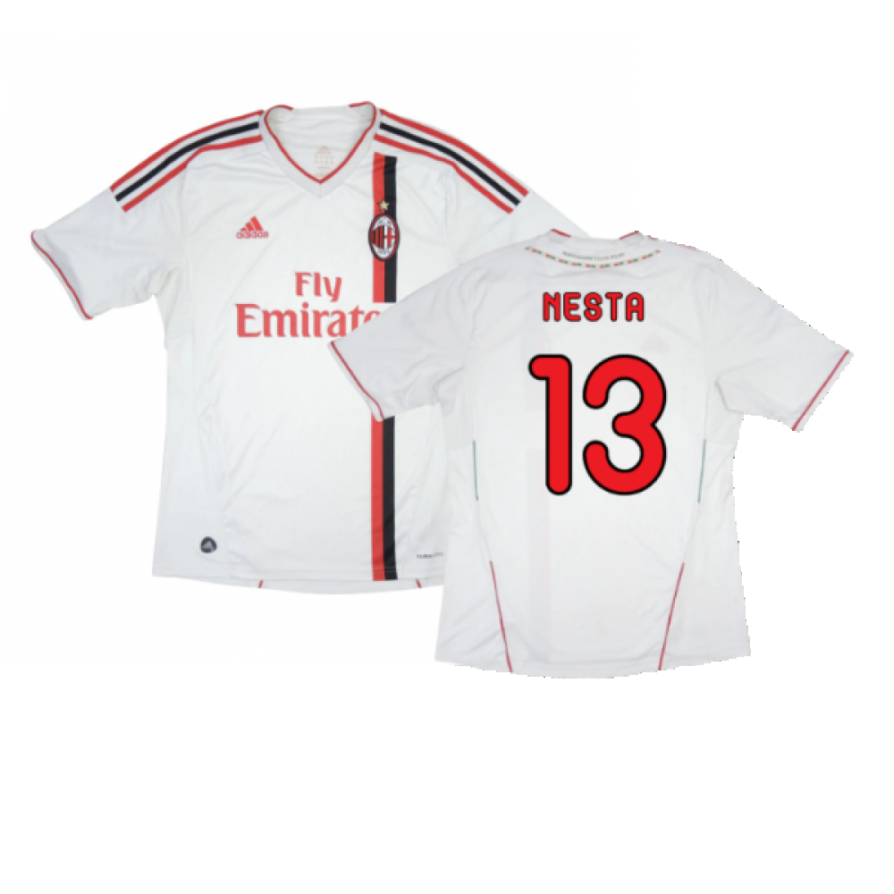 AC Milan 2011-12 Away Shirt (XXL) (Good) (Nesta 13)_0