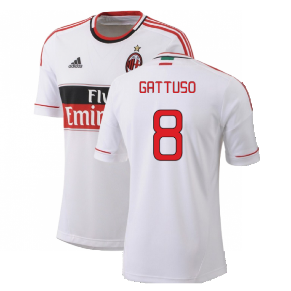 AC Milan 2012-13 Away Shirt (XSB) (Mint) (Gattuso 8)_0