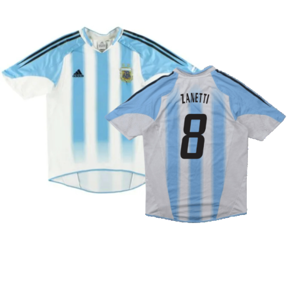 Argentina 2004-06 Home Shirt (S) (Good) (Zanetti 8)_0