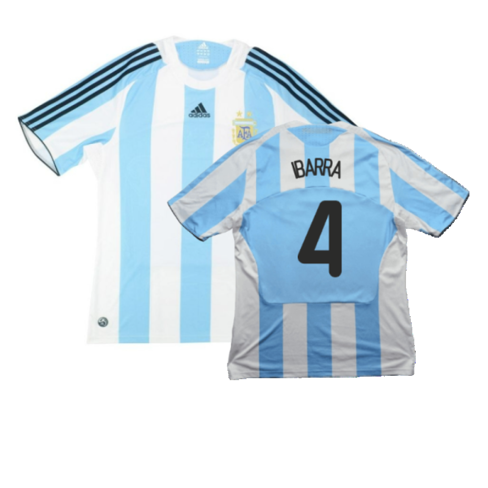 Argentina 2008-09 Home Shirt (L) (Good) (Ibarra 4)_0