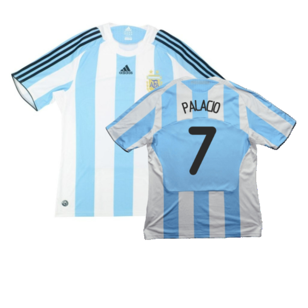 Argentina 2008-09 Home Shirt (L) (Good) (Palacio 7)_0