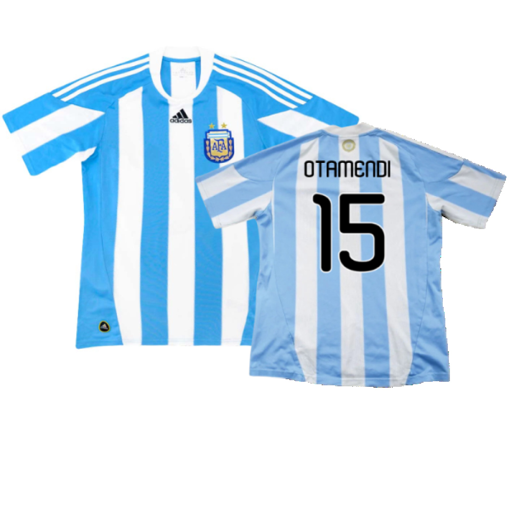 Argentina 2010-11 Home (L) (Excellent) (Otamendi 15)_0