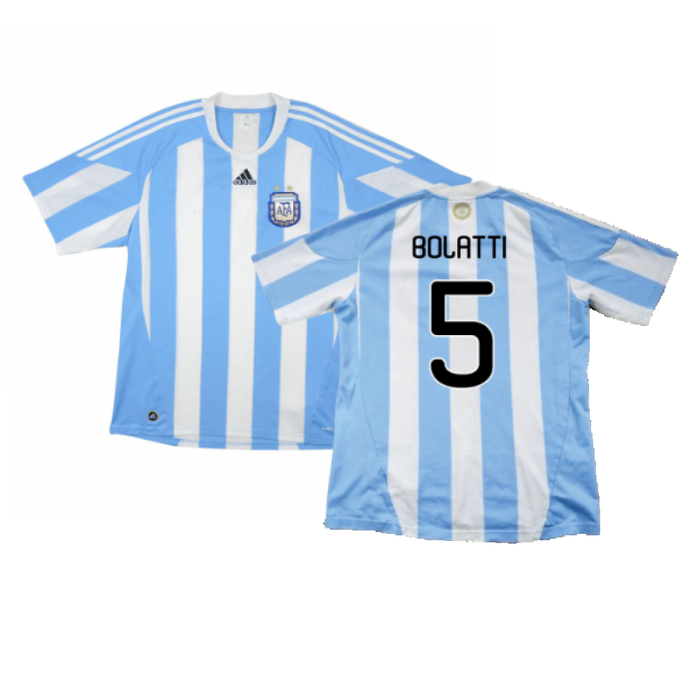 Argentina 2010-11 Home Shirt (Excellent) (Bolatti 5)_0