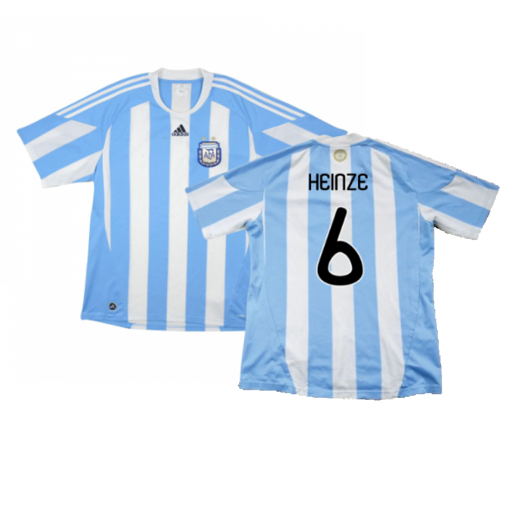 Argentina 2010-11 Home Shirt (Excellent) (Heinze 6)_0