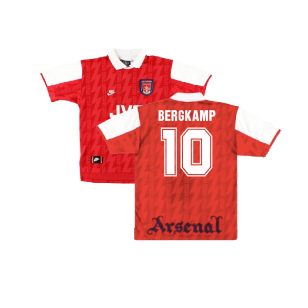 Arsenal 1994-96 Home Shirt (Excellent) (Bergkamp 10)_0