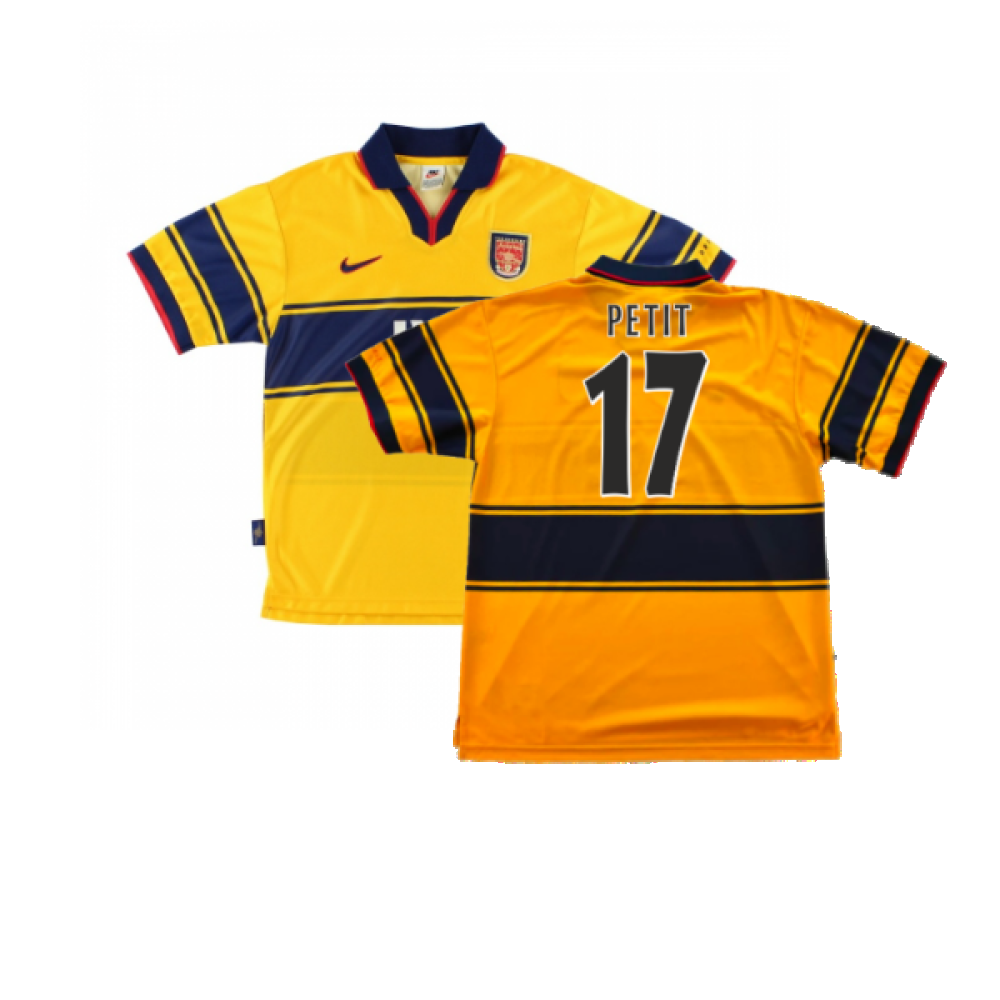 Arsenal 1997-99 Away Shirt (Excellent) (Petit 17)_0