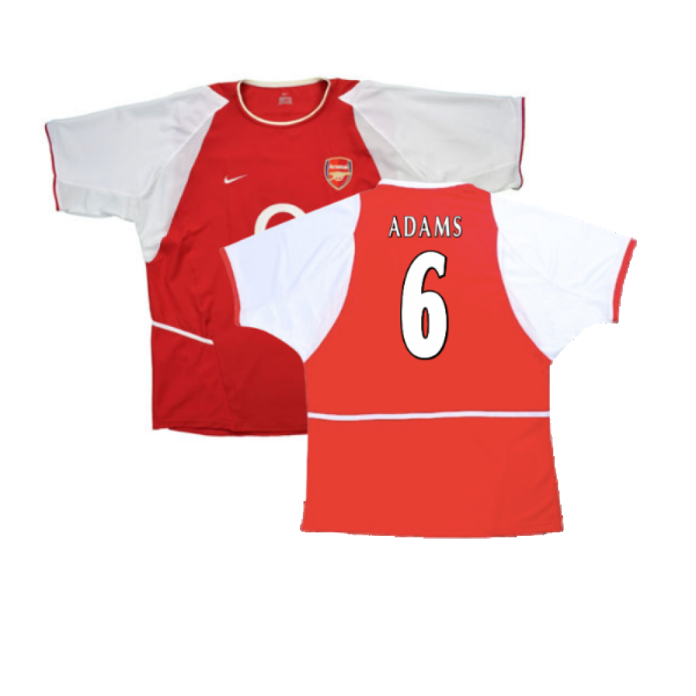 Arsenal 2002-04 Home Shirt (M) (Good) (Bergkamp 10)_0