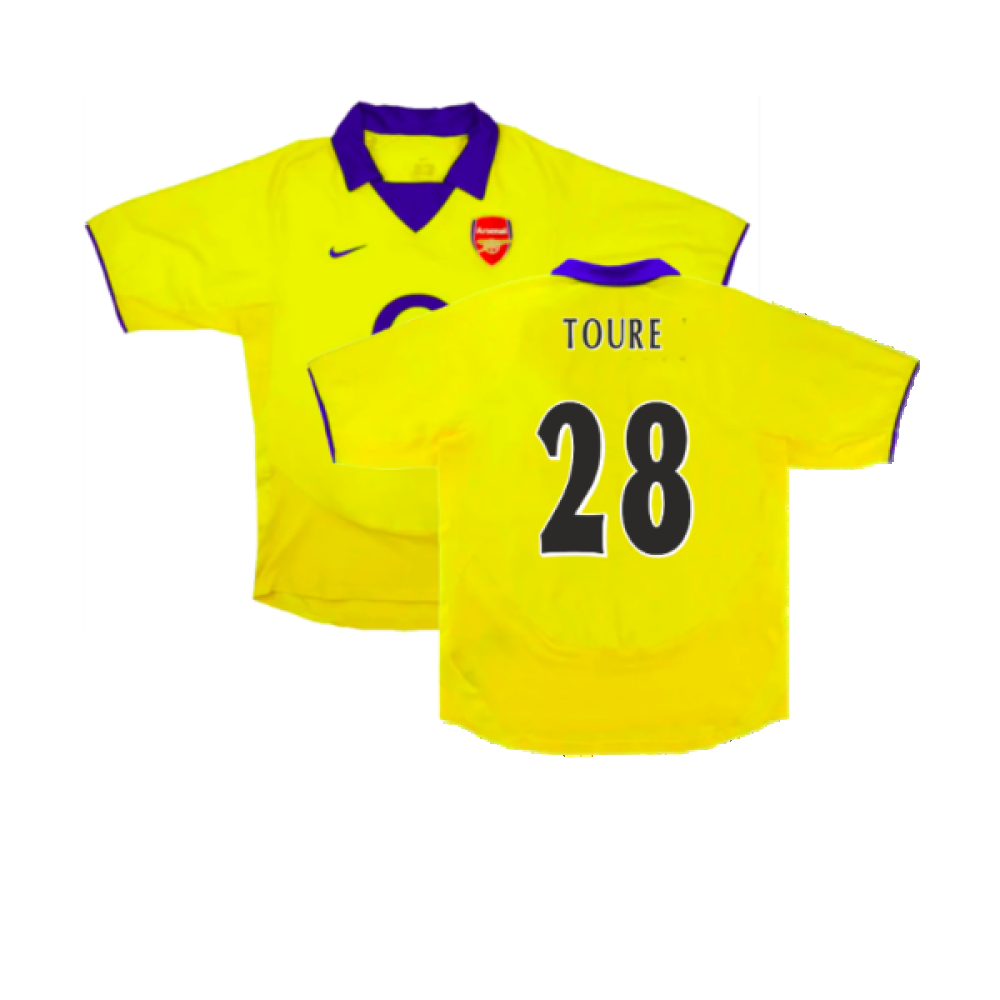 Arsenal 2003-05 Away Shirt (XL) (Good) (Toure 28)_0