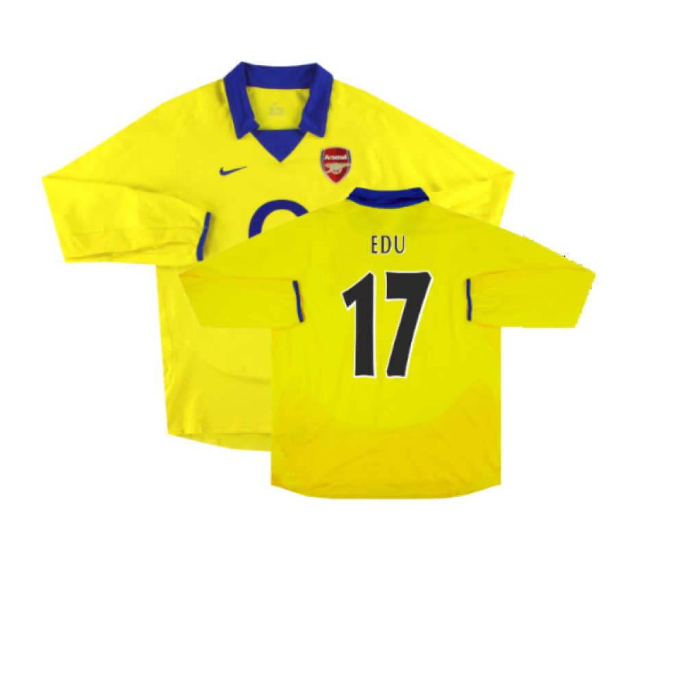 Arsenal 2003-05 Long Sleeve Away Shirt (Excellent) (Edu 17)_0