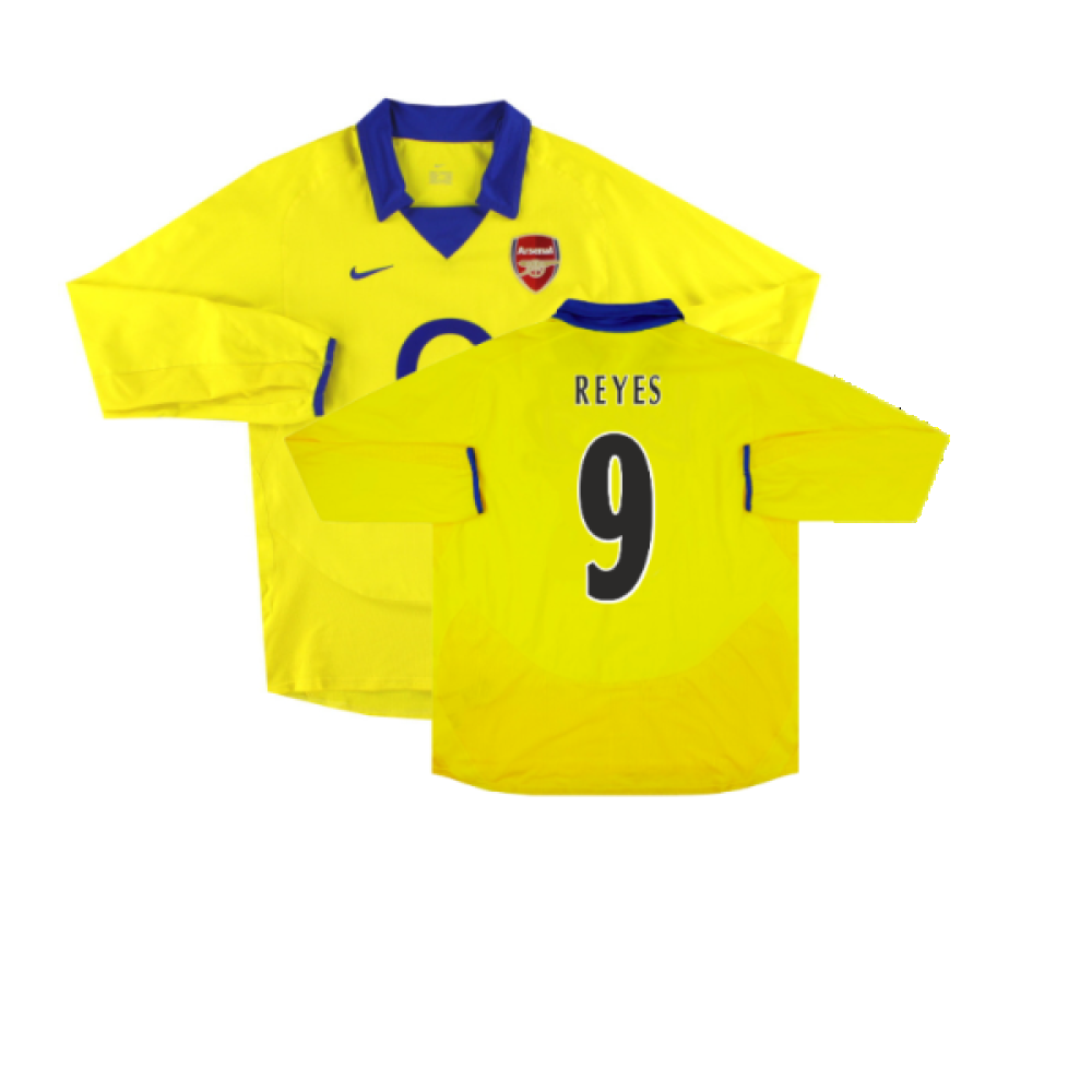 Arsenal 2003-05 Long Sleeve Away Shirt (Excellent) (Reyes 9)_0