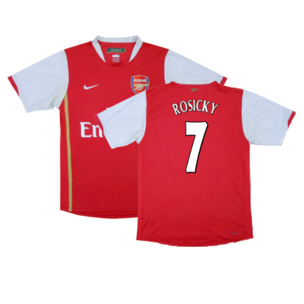 Arsenal 2006-08 Home Shirt (XL) (Excellent) (Rosicky 7)_0