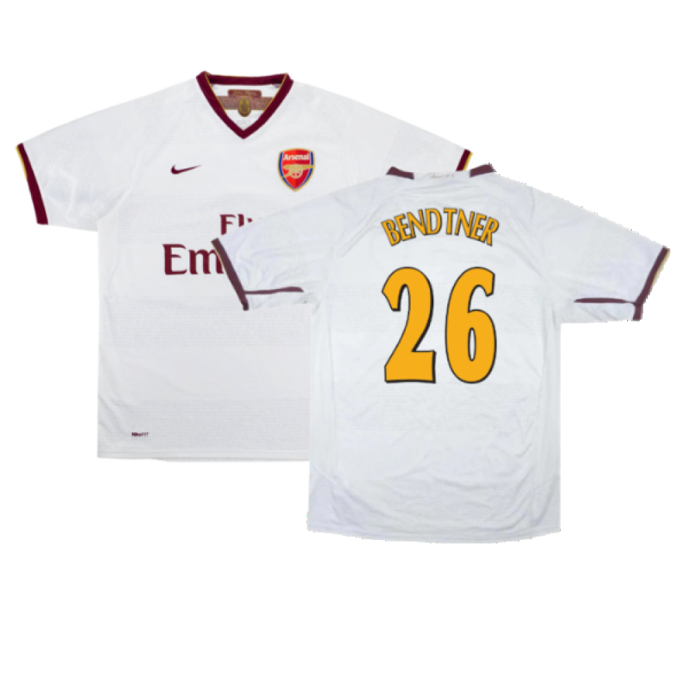 Arsenal 2007-08 Away Shirt (XL) (Excellent) (Bendtner 26)_0