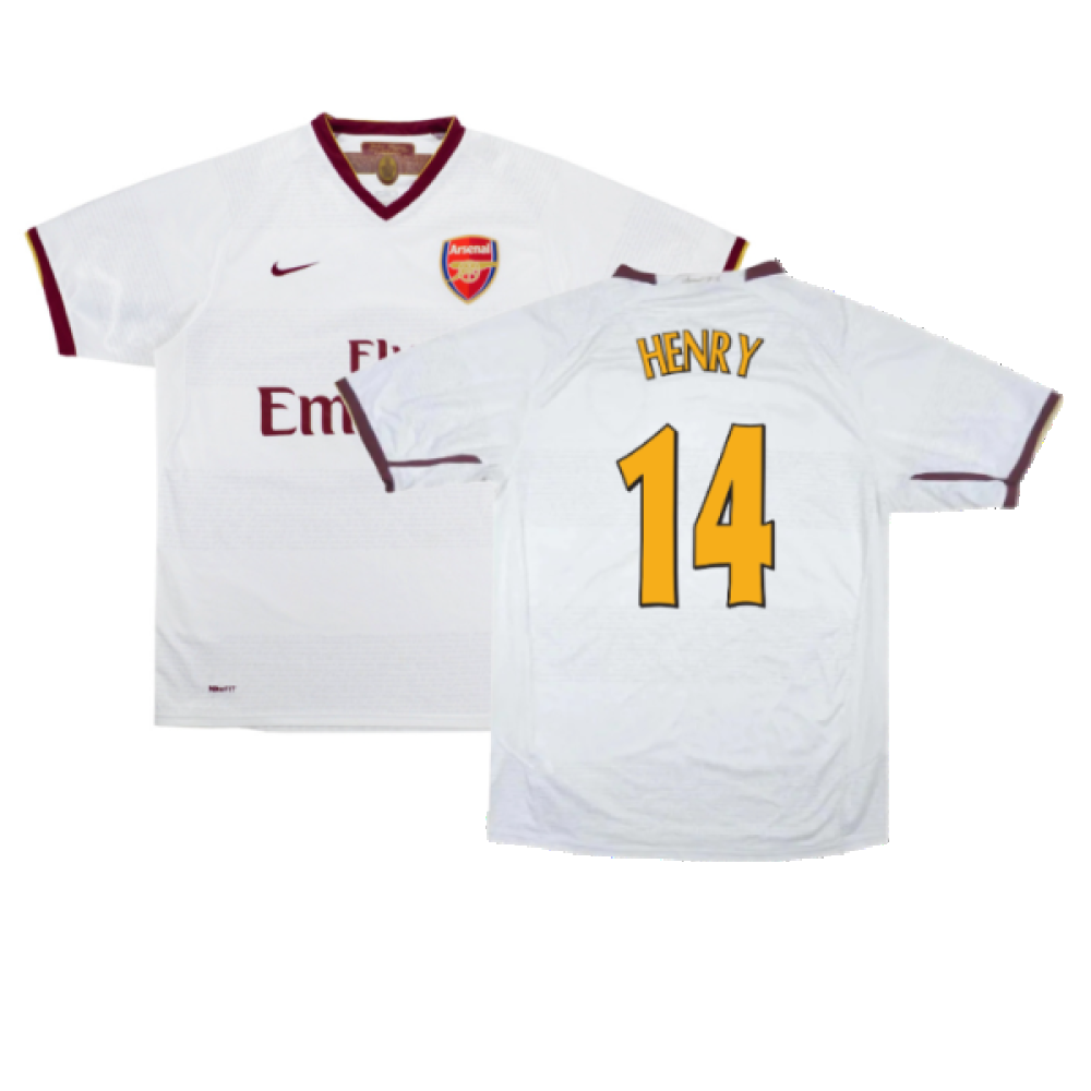 Arsenal 2007-08 Away Shirt (XL) (Excellent) (HENRY 14)_0