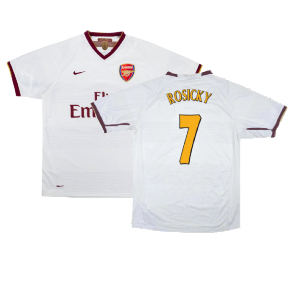 Arsenal 2007-08 Away Shirt (XL) (Excellent) (Rosicky 7)_0