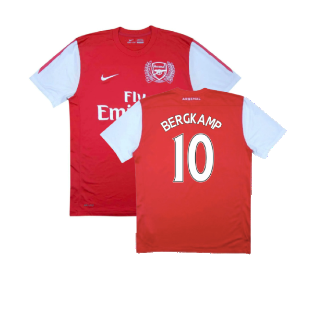 Arsenal 2011-12 Home Shirt (L) (Very Good) (BERGKAMP 10)_0