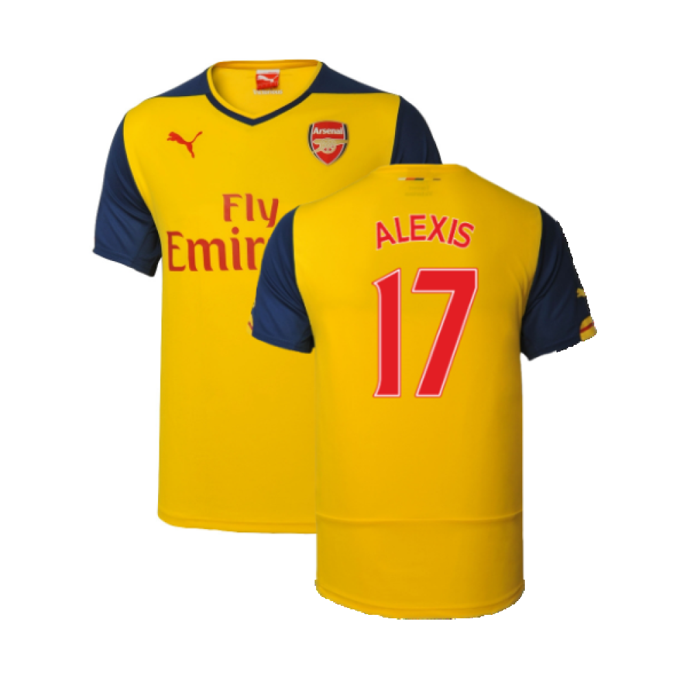 Arsenal 2014-15 Away Shirt (M) (Excellent) (Alexis 17)_0