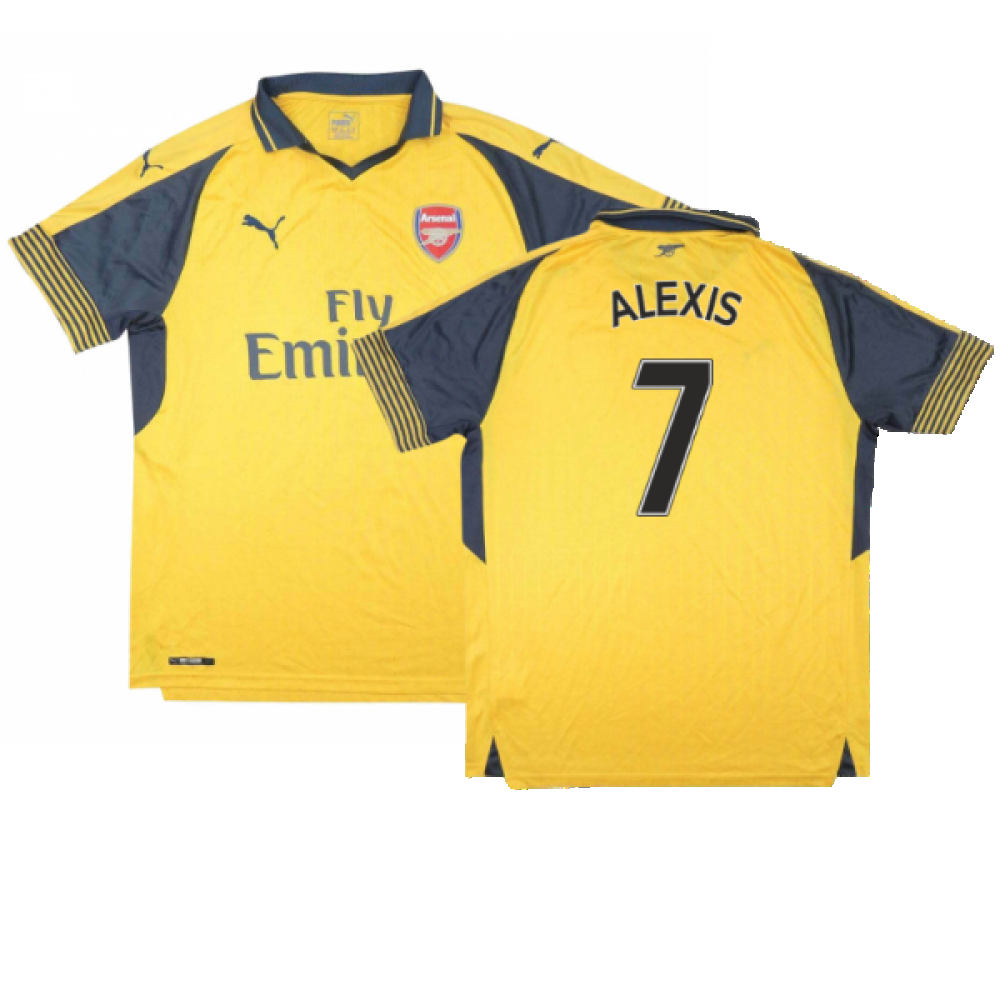 Arsenal 2016-17 Away Shirt (S) (Excellent) (Alexis 7)_0