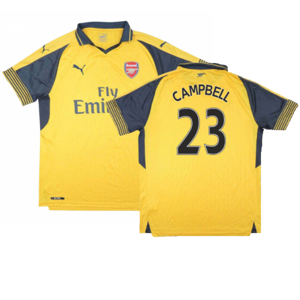 Arsenal 2016-17 Away Shirt (XS) (Mint) (CAMPBELL 23)_0