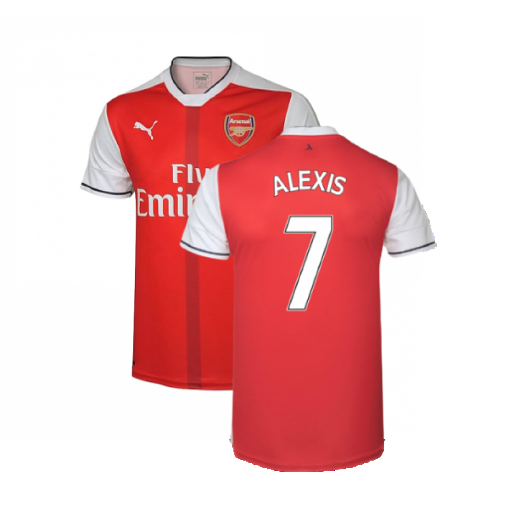 Arsenal 2016-17 Home Shirt (M) (Excellent) (Alexis 7)_0